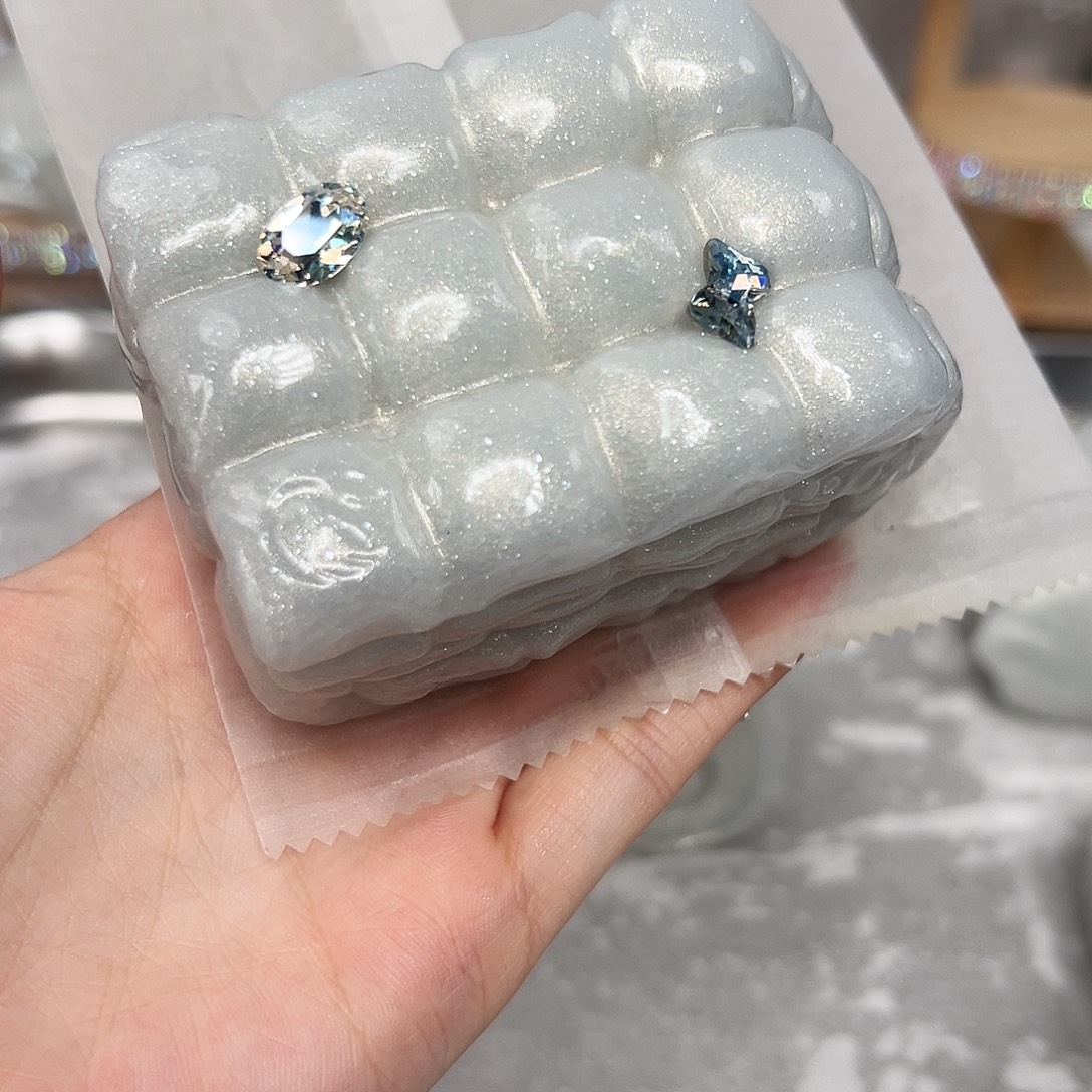 硅胶夜光丝绸银羽绒被200g