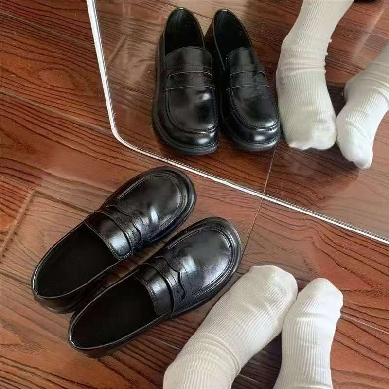 322女鞋乐福鞋平底小皮鞋