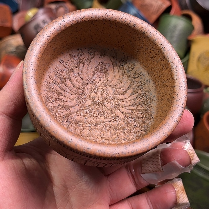 紫砂茶杯全手工紫砂主人杯