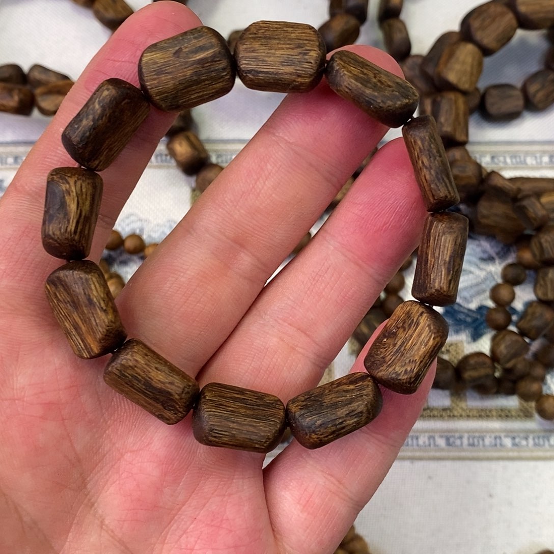 沉香手串看*穿随型手牌 海南种植棋楠 14.6g
