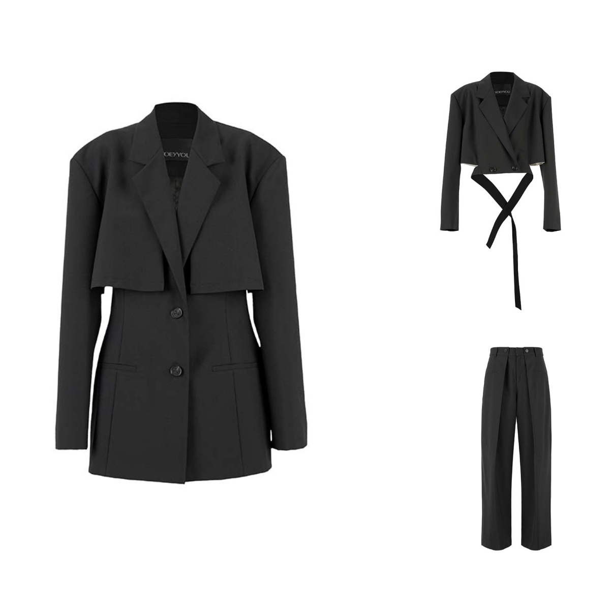 YOE YYOU 项小七 26早春新品西装/0664短西装/1159长裤/0424