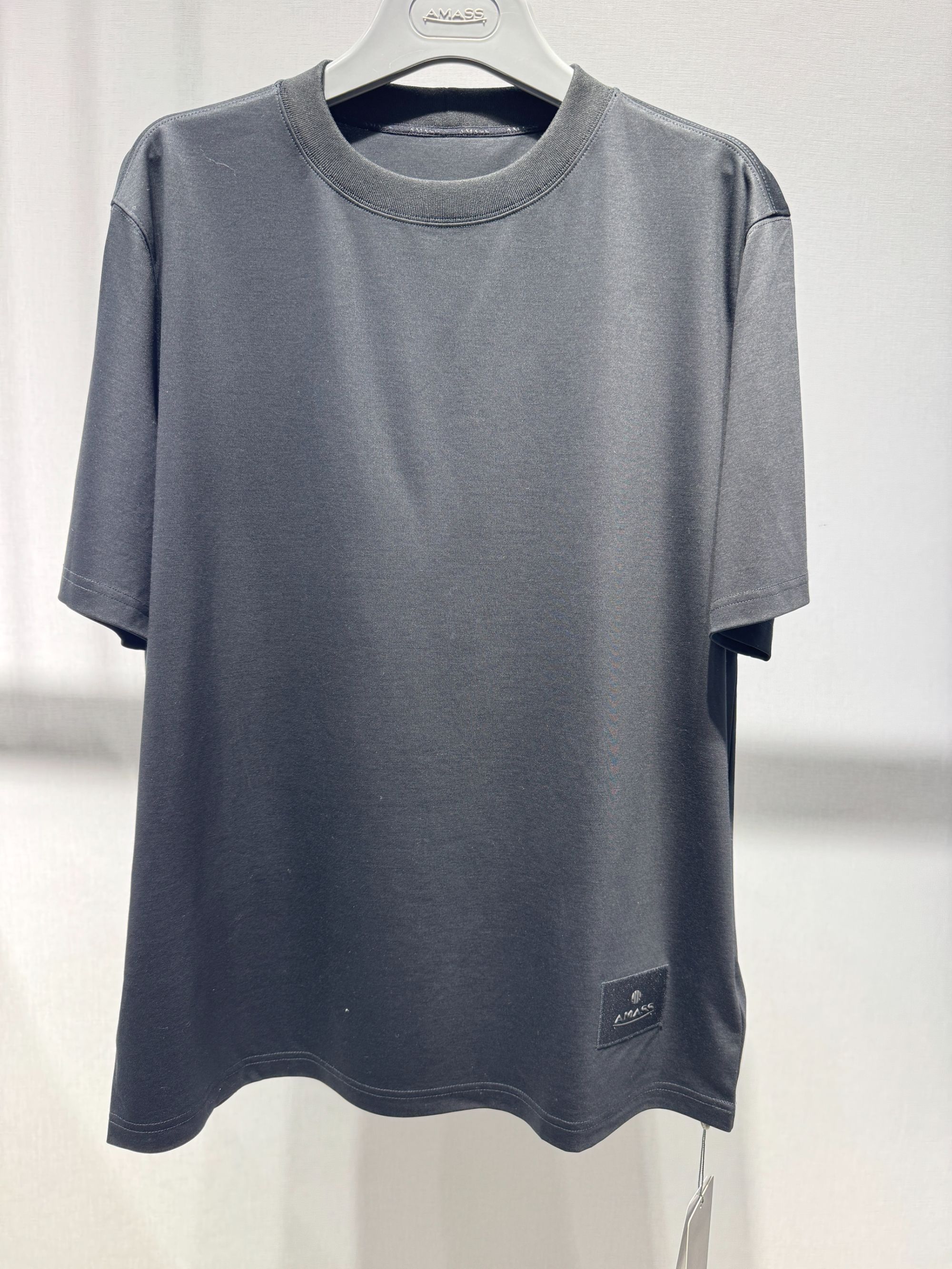 AMASS/阿玛施宽松型薄款免烫春夏休闲T恤百搭圆领5300902