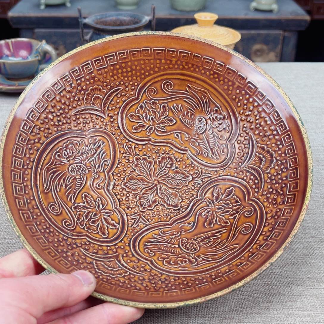 瓷片正能量陶瓷艺术品