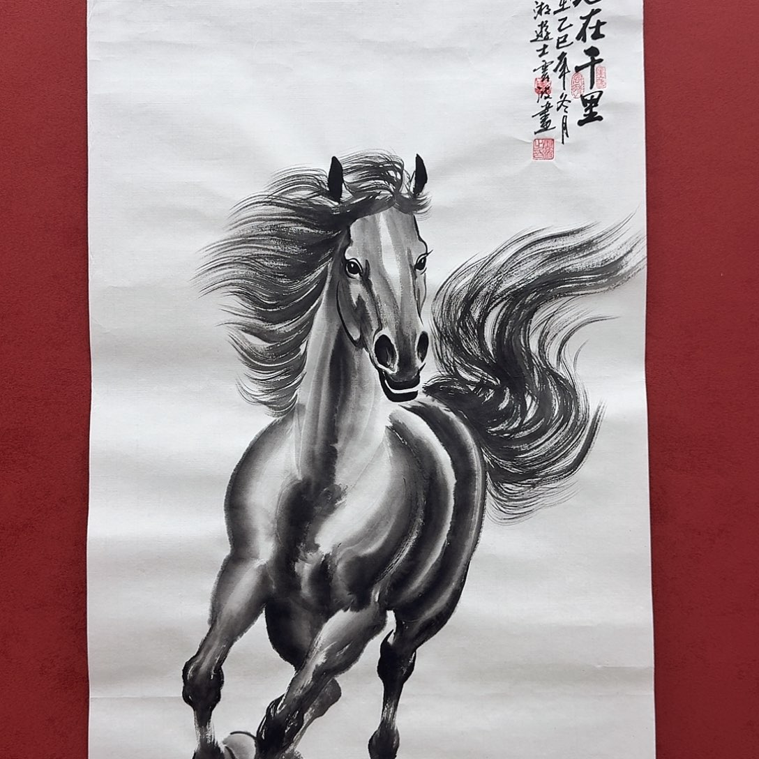 国画国画作品三尺