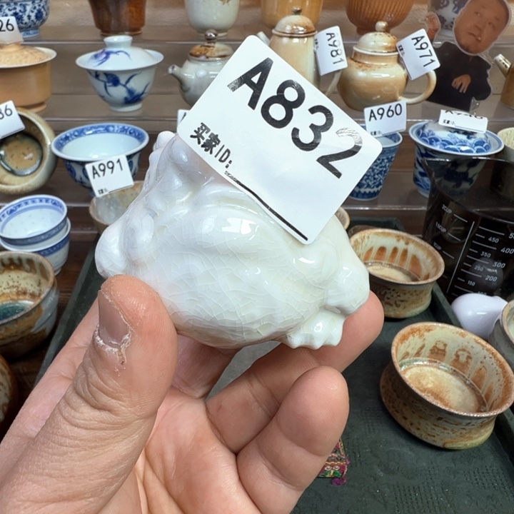 摆件832景德镇手工柴烧茶宠 福利