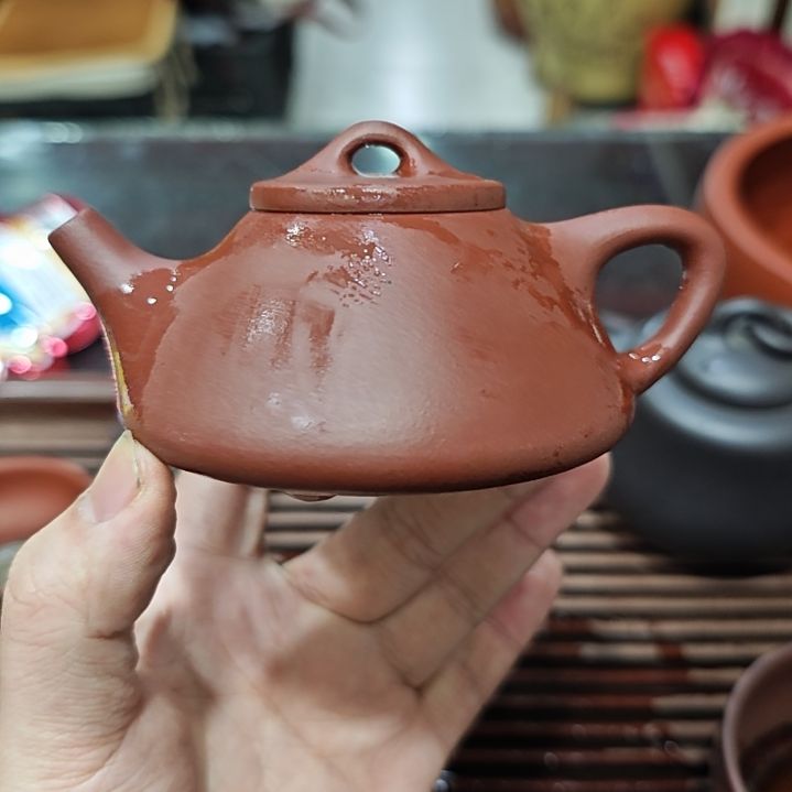 紫砂茶壶红皮龙子冶150cc