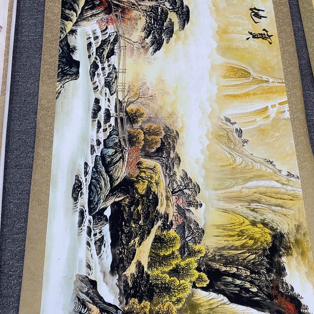 国画老师手笔手绘作品y