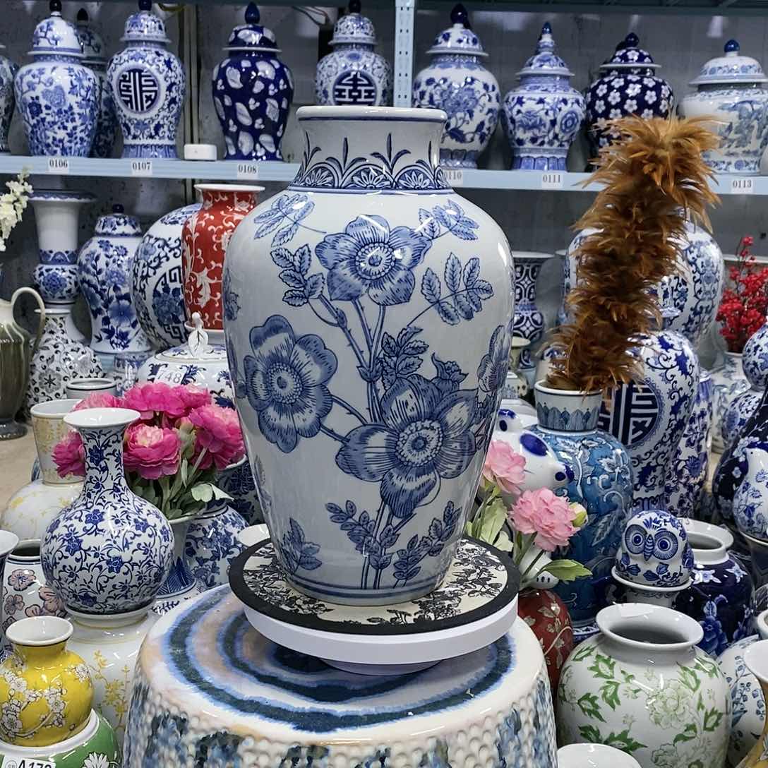 【闪购商品】摆件彩釉花瓶瓷器瓶摆件…………………………