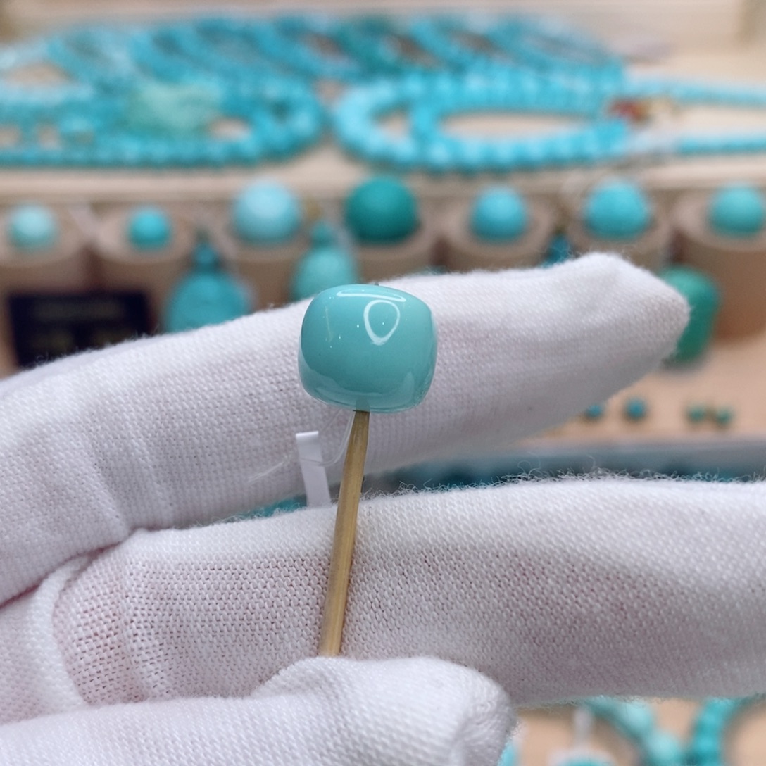 绿松石未镶嵌珠宝奇石11.2mm