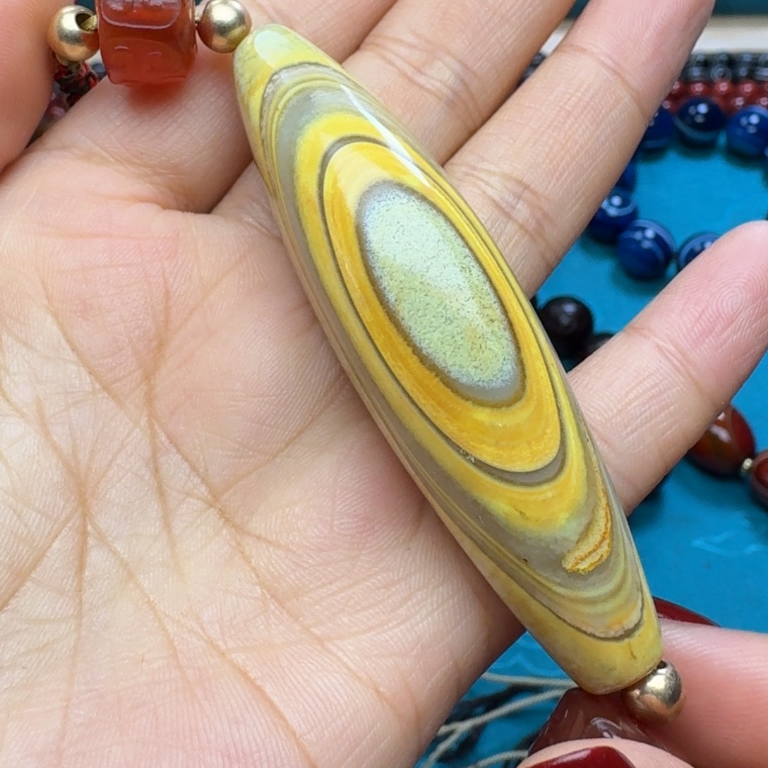 玛瑙/玉髓未镶嵌项链