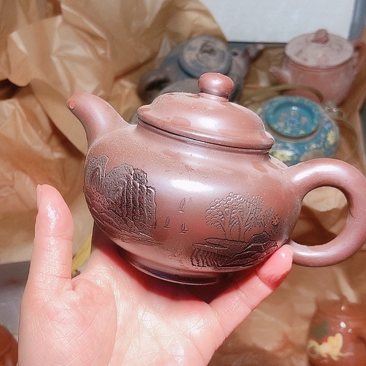 紫砂茶杯宜兴紫砂手工制作