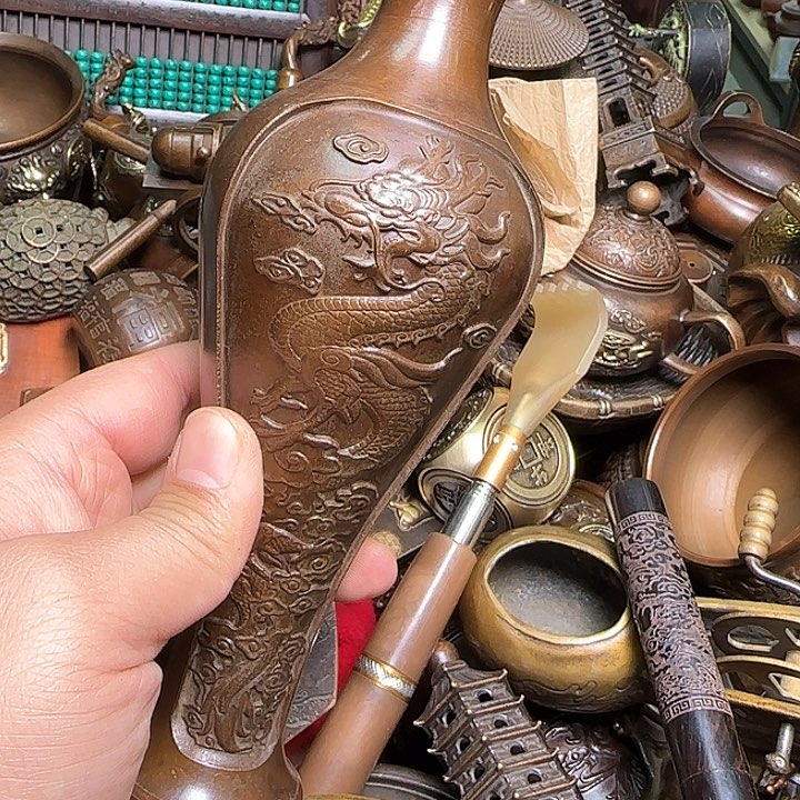 铜器办公室茶室摆件