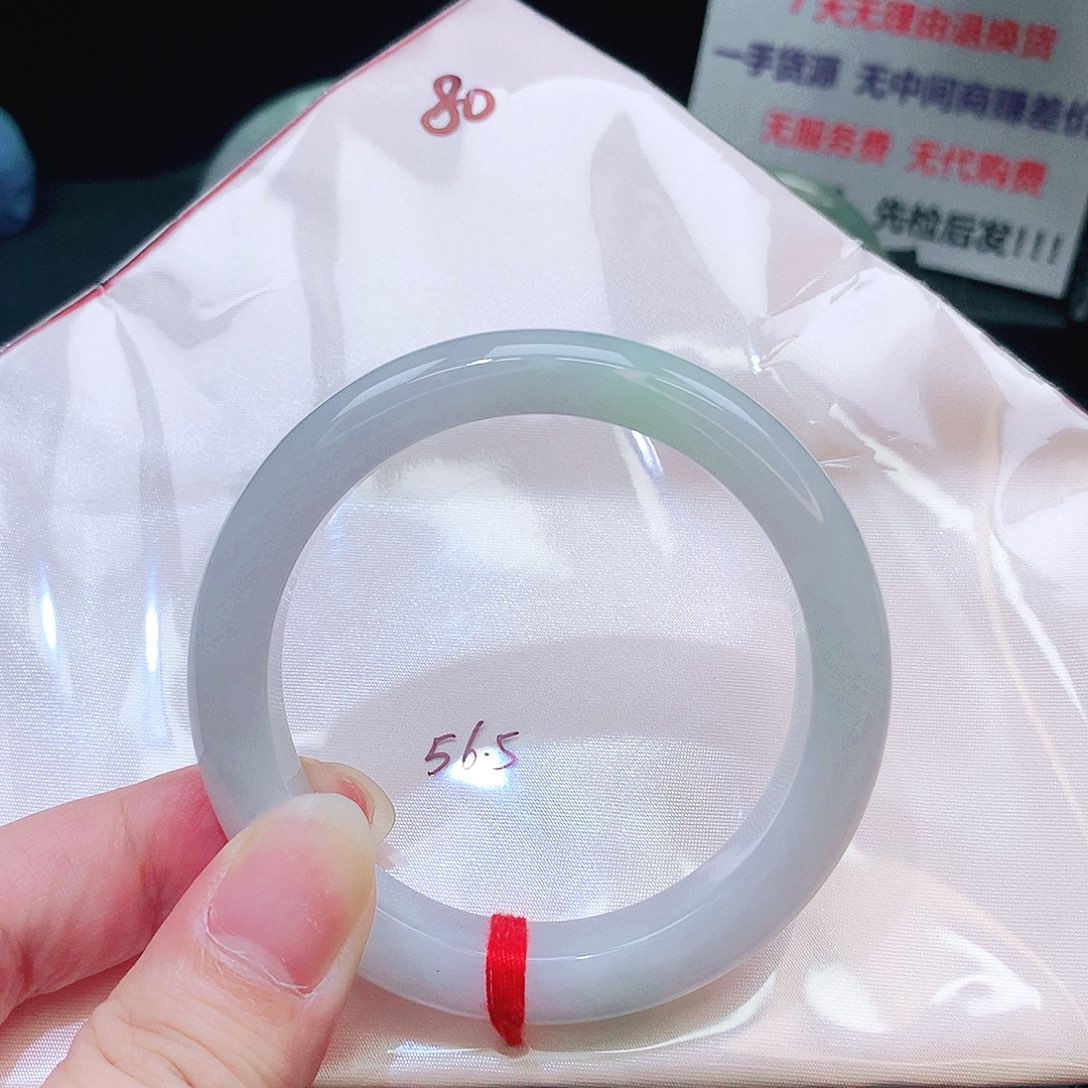 翡翠未镶嵌手镯80