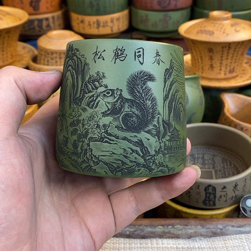 【闪购商品】紫砂杯子宜兴全手工紫砂杯