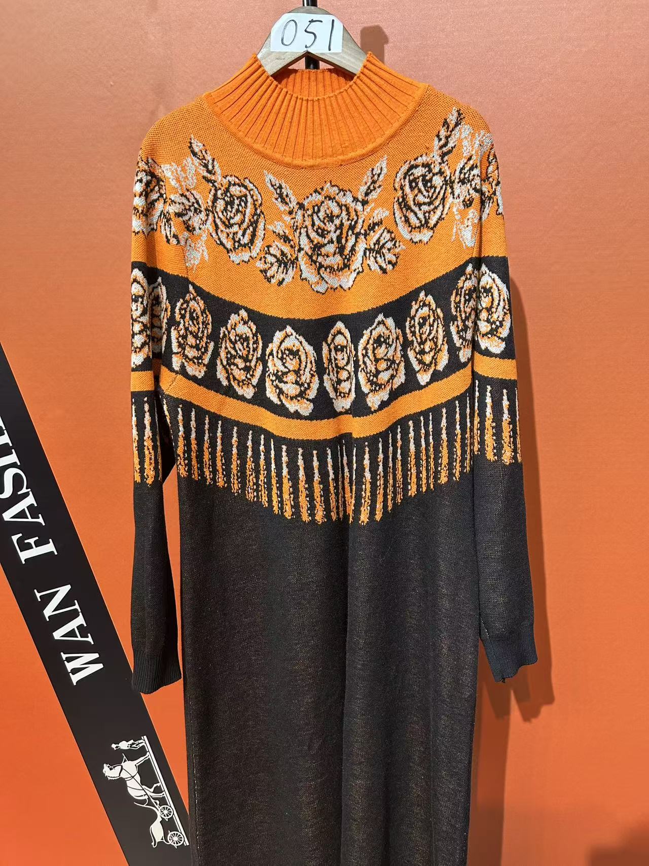 （051）显瘦不勒不合适包退120斤到180斤都能穿保暖时尚百搭连衣裙