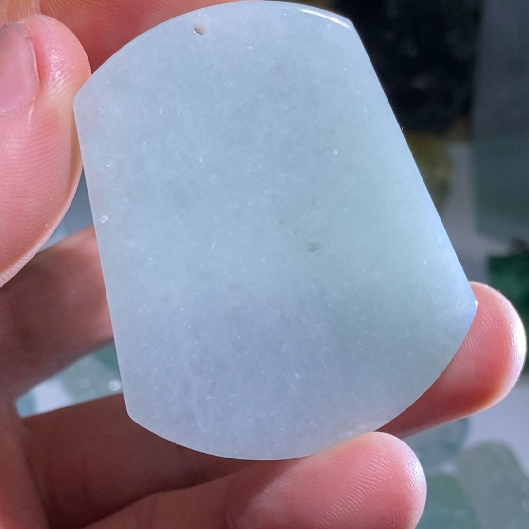 定制翡翠未镶嵌无事牌