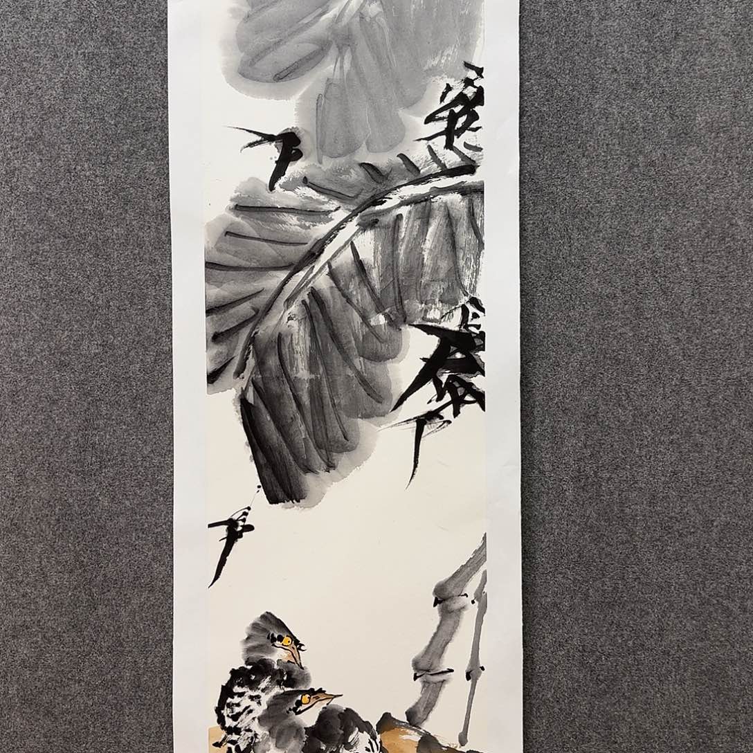 国画大雷老师手绘作品