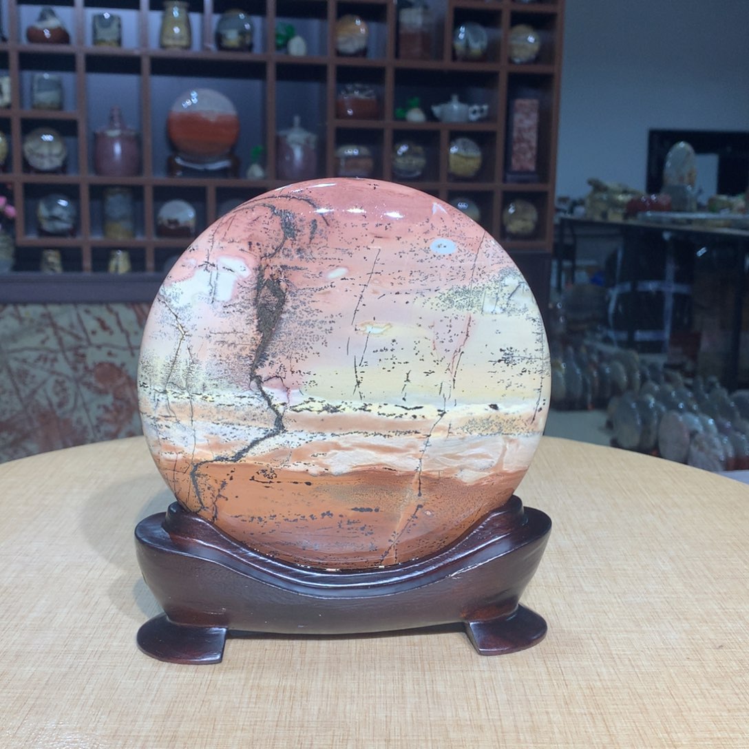 紫砂，广西国画石摆件，收藏观赏