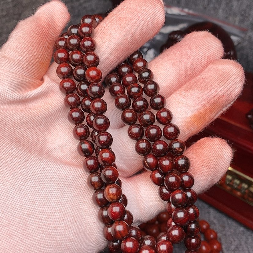 【闪购商品】小叶紫檀手串/手链用****50.8瑕疵