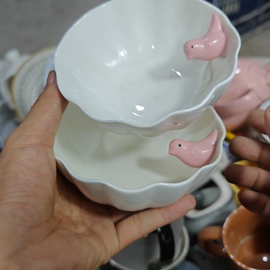 瓷片陶瓷杯碗盘微瑕介意慎拍
