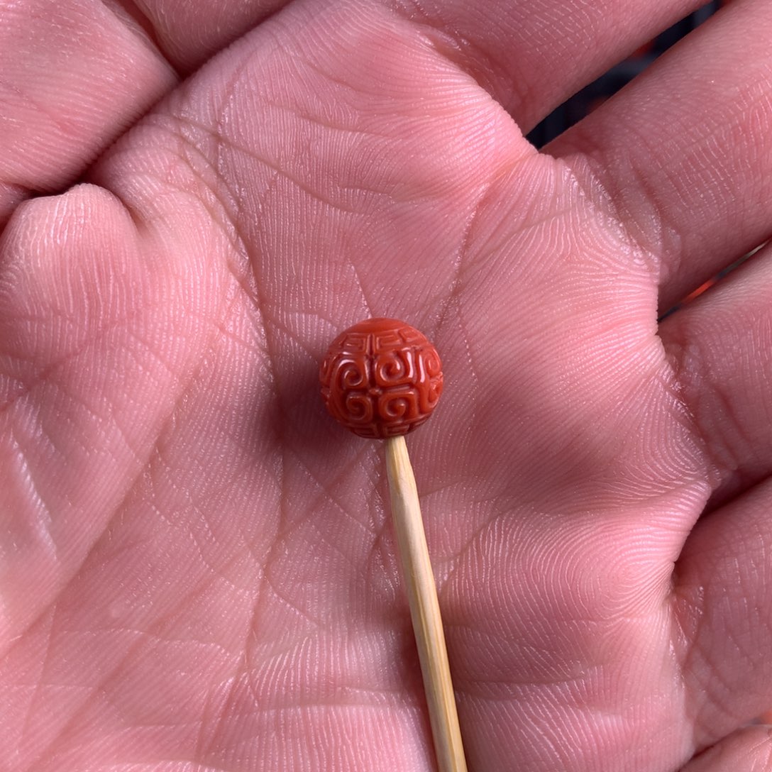 南红玛瑙圆珠回纹10+未镶嵌