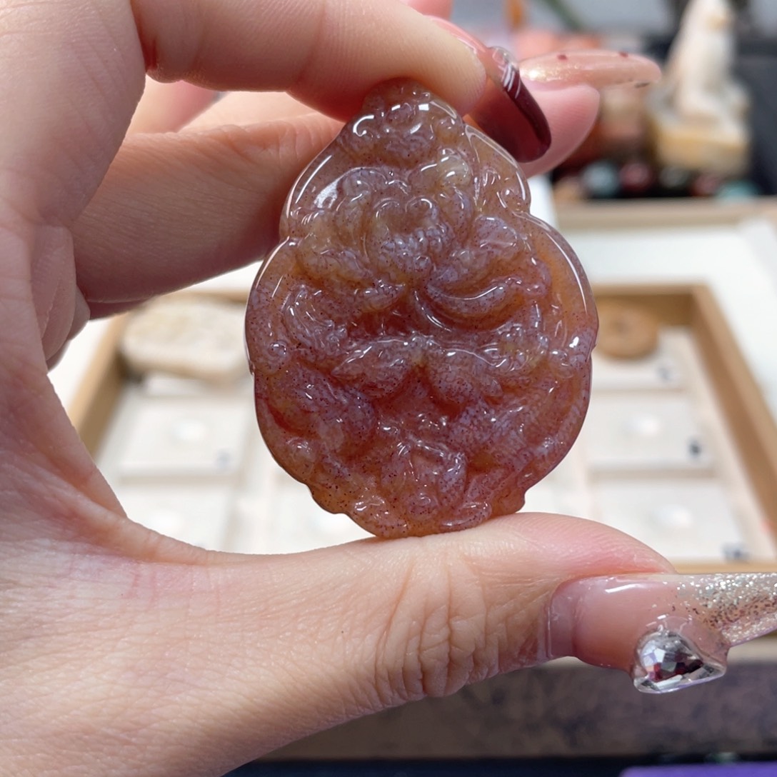 硅化珊瑚（珊瑚玉）手链未镶嵌小*藻457
