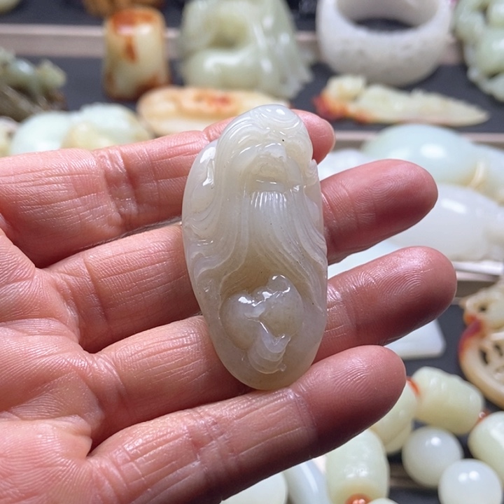 和田玉挂件未镶嵌