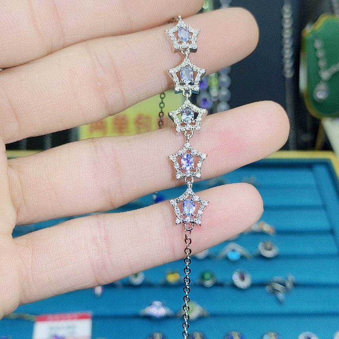 紫晶珠宝半成品银S925镶嵌