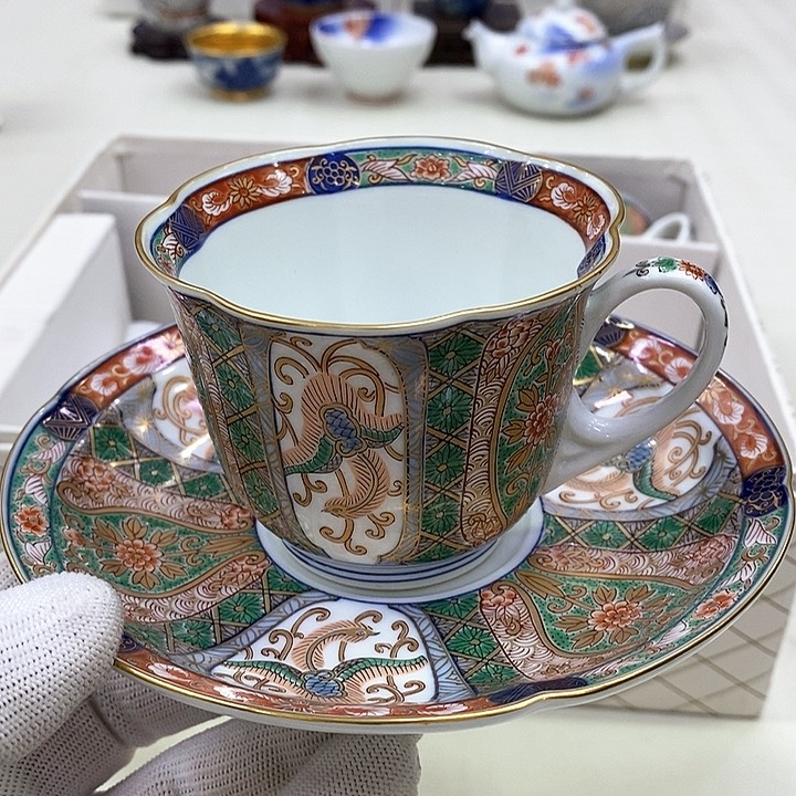 摆件进口瓷器美美美