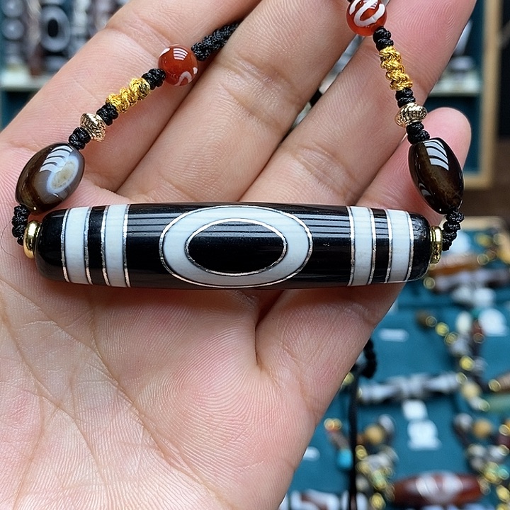 玛瑙/玉髓颈饰合金