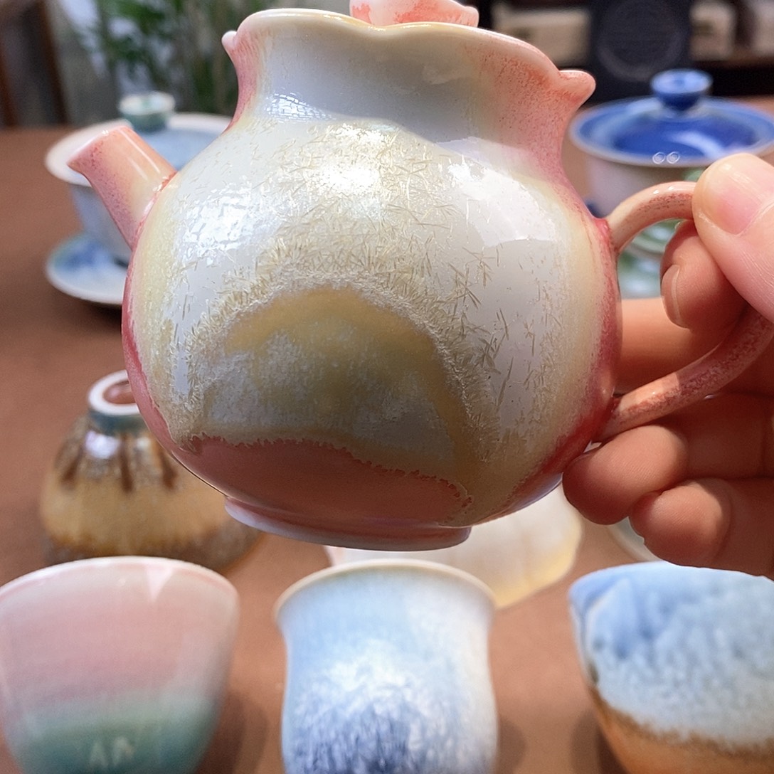 手工窑变茶器价格好香