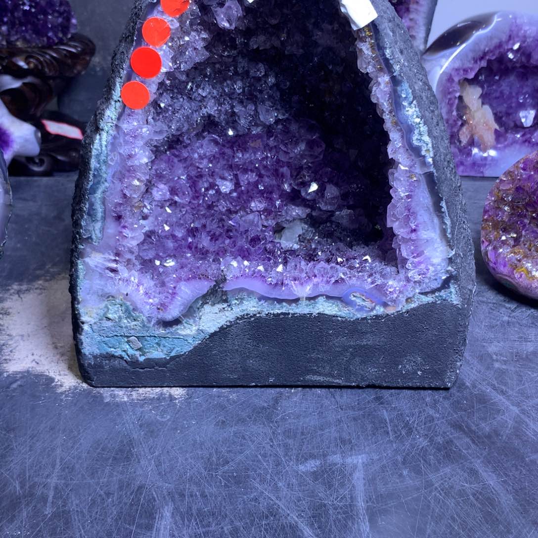 水晶摆件未镶嵌饕*紫晶