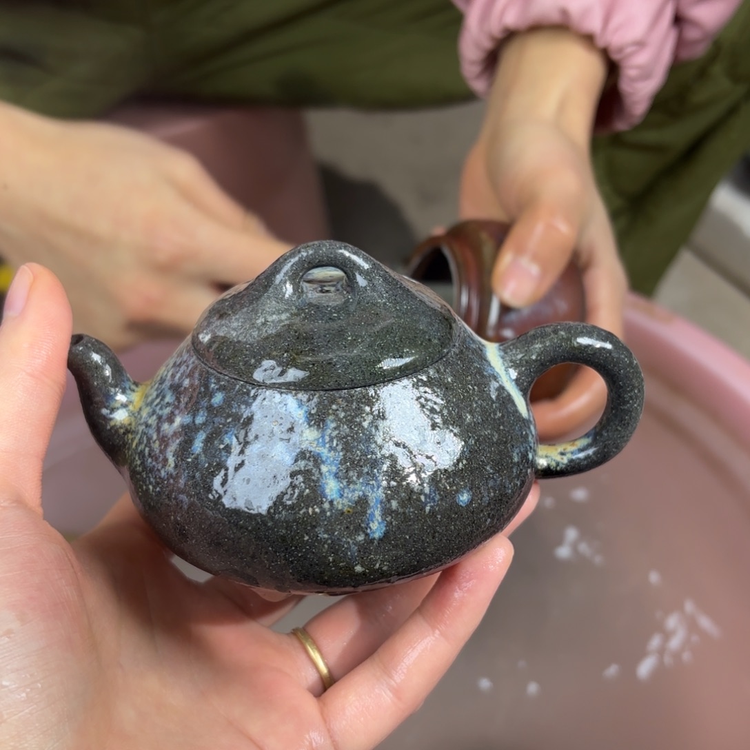 茶壶紫砂柴烧紫砂小汉唐