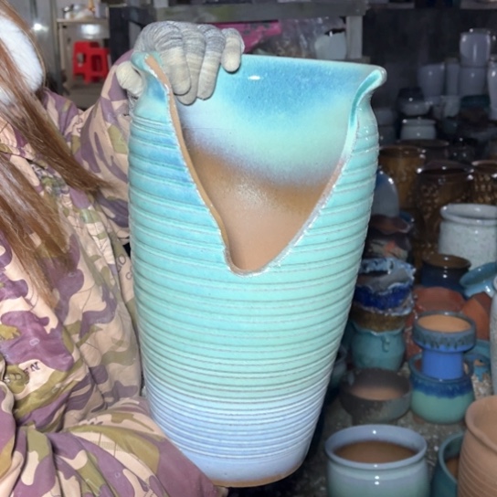 红陶口19高33瑕疵