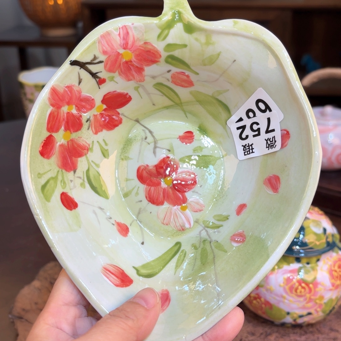 景德镇手绘高温釉下彩陶瓷茶具