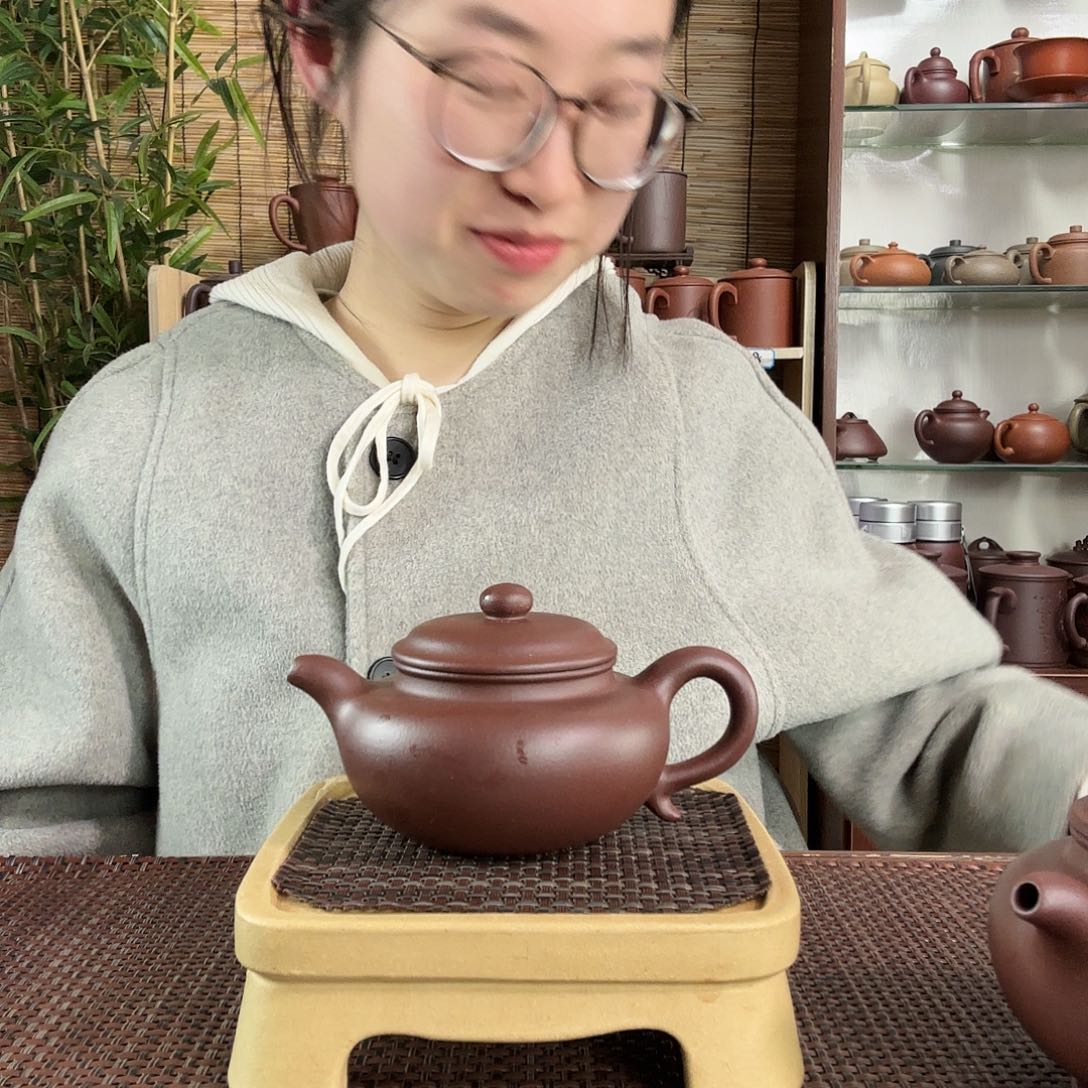 紫砂茶杯原矿中槽清仿古紫砂壶180CC左右
