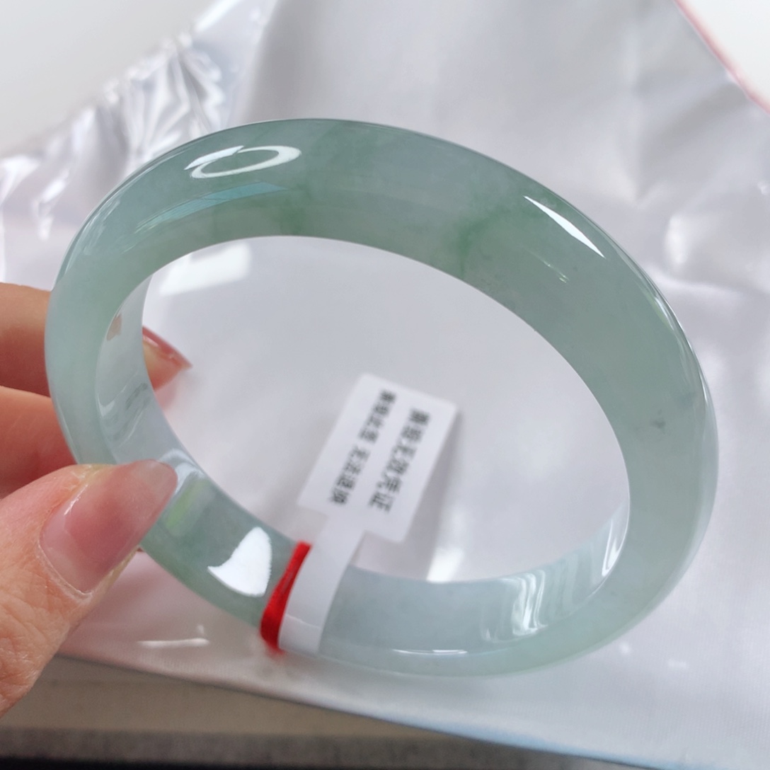 未镶嵌手镯翡翠 正圈271清货捡漏