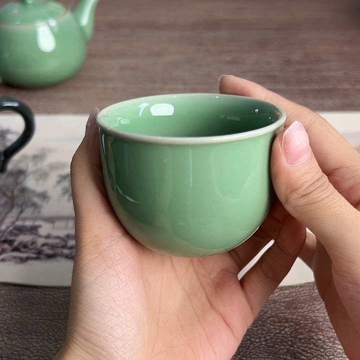 小米茶器龙泉青瓷