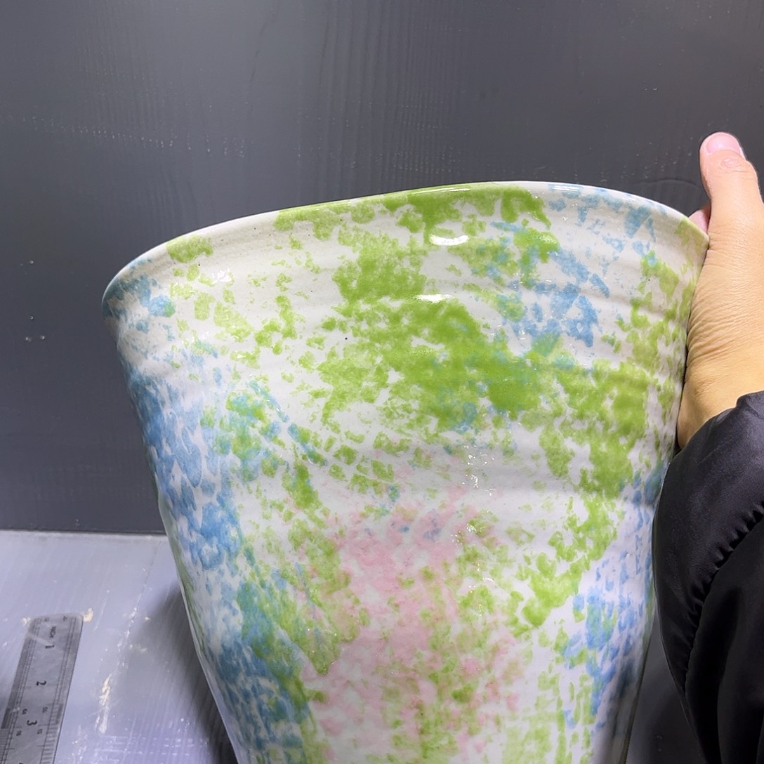 陶摆件高21口径25