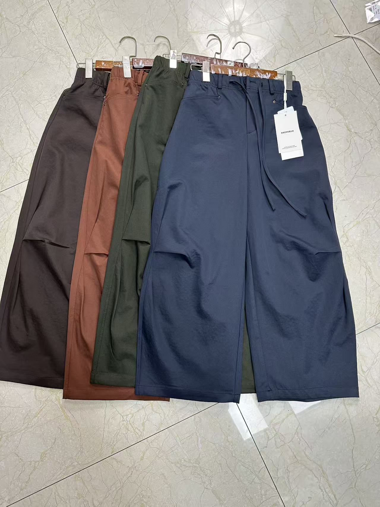 25315宽松显示九分韩系休闲裤长93-95cm脚口宽28cm左右