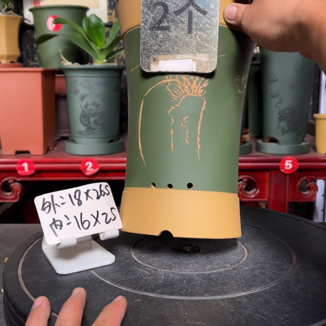 紫砂花盆紫砂花盆