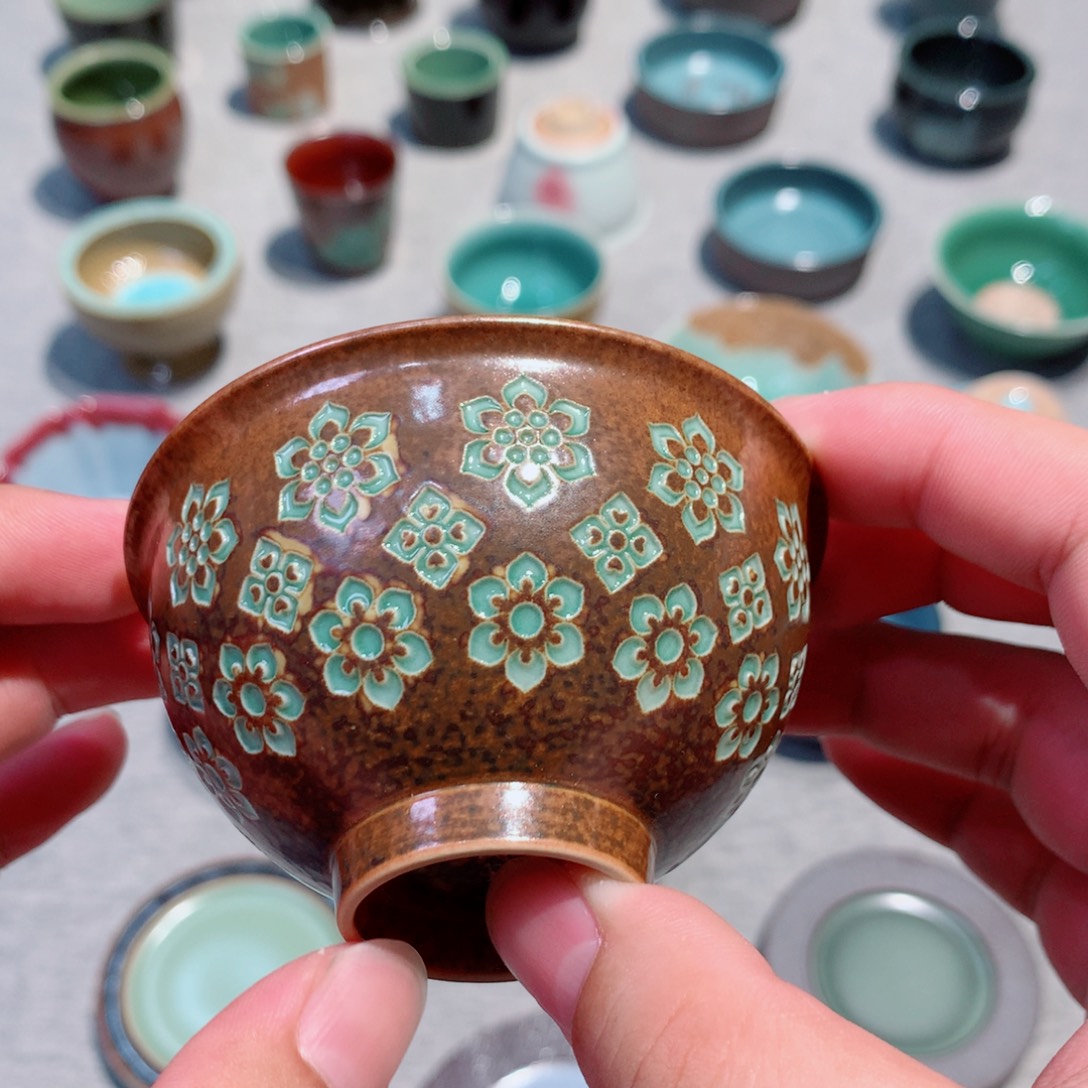 大****龙泉青瓷茶具杯子