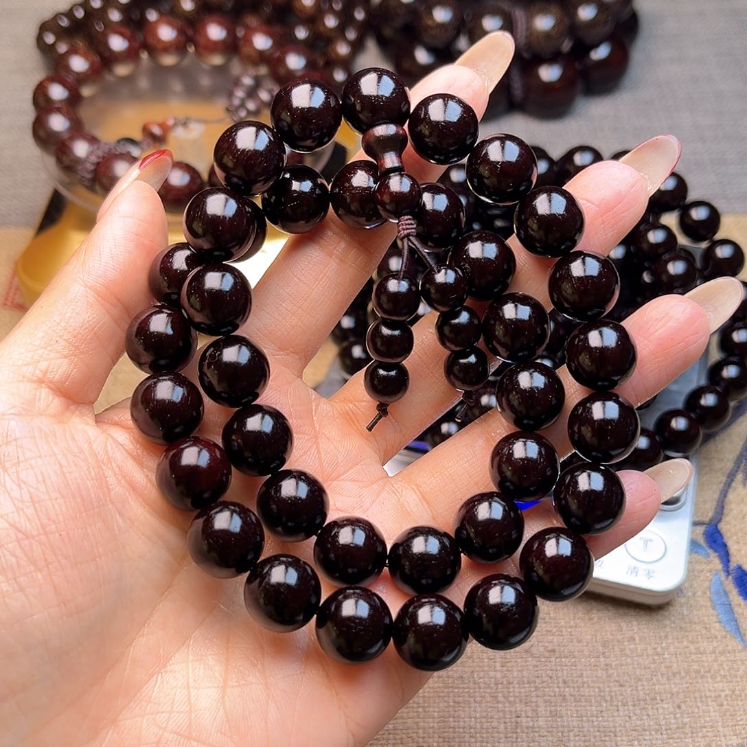 檀香紫檀（小叶紫檀）1.2手持双圈