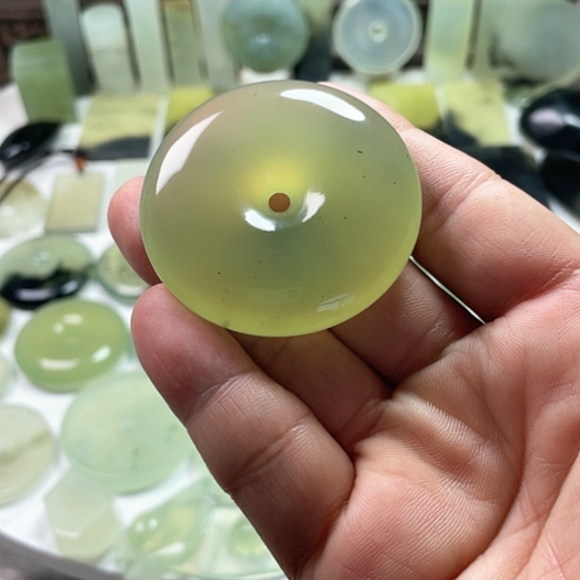 【闪购商品】未镶嵌岫玉挂件大*