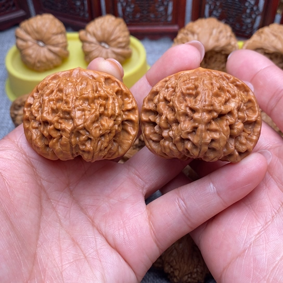 文玩核桃把件官帽47