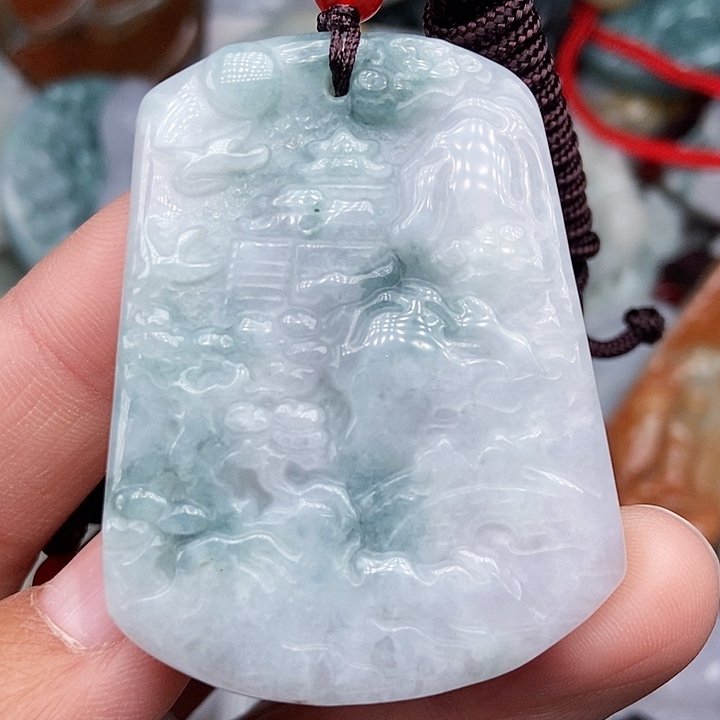 颈饰未镶嵌翡翠翡翠