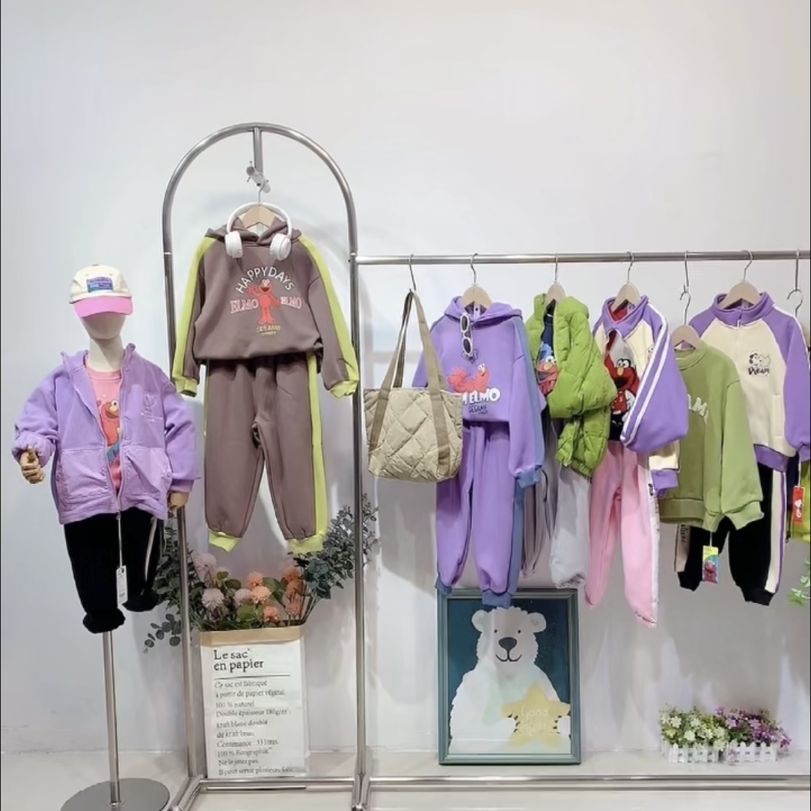 A5980#CYX-AEBE-05童装橙色卫衣