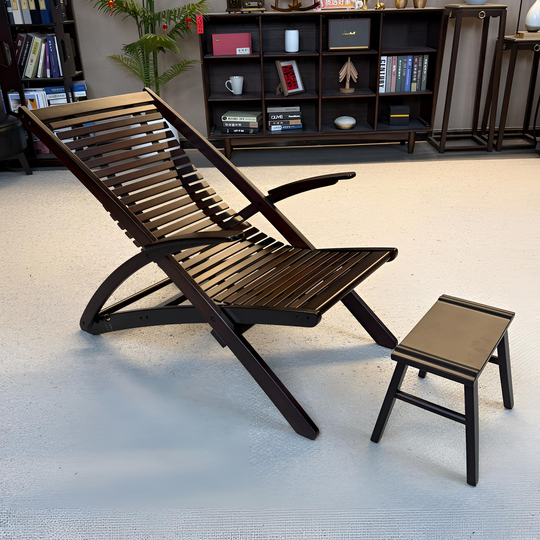 1【夏日必备】扶摇躺椅高山楠竹折叠家用午睡椅户外阳台躺椅不无竹
