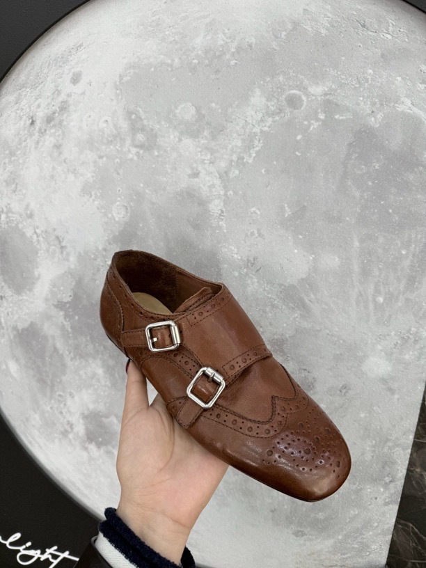 （全水洗系列）现现顺丰快飞巴恩风进口植鞣牛皮英伦风乐福鞋