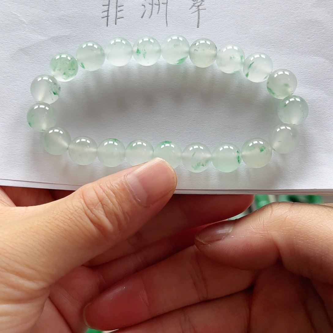 未镶嵌手串石英质玉手串9